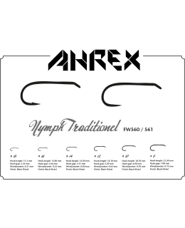 Ahrex FW560 Perinteinen nymf Koukku Main Image