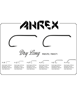 Ahrex FW571 Pitkä Väkäsetön pintaperhokoukku Main Image