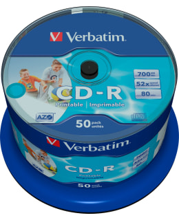 Verbatim CD-R 52x 700 MB/80 min 50 kpl CD-R -levy Main Image