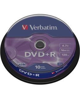 VERBATIM DVD+R 4,7GB 16X SPINDLE 10KPL Main Image
