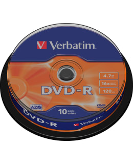 VERBATIM DVD-R 16X 4.7GB 10-PACK SPINDLE Main Image