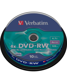 VERBATIM DVD-RW 4X 4.7GB 10-PACK SPINDLE Main Image
