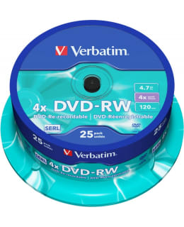 VERBATIM DVD-RW 4X 4.7GB 25-PACK SPINDLE Main Image