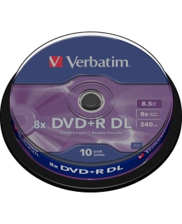 VERBATIM DVD+R DL 8X 8.5GB 10-PACK SPIND Main Image