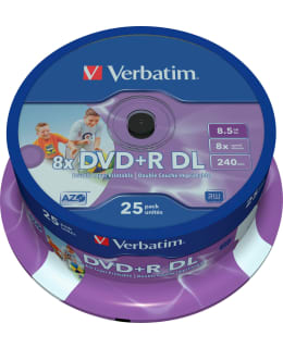 VERBATIM DVD+R DL 8X 8.5GB 25-PACK SPIND Main Image