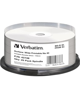 VERBATIM BD-R, 6X, 25GB/200MIN, 25PACK S Main Image