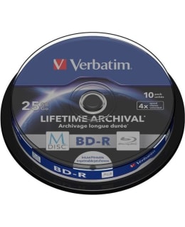 Verbatim M-Disc BD-R 4x 25GB/200min 10 kpl BD-R levy Main Image