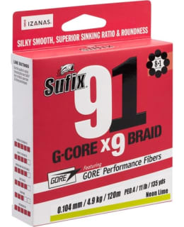 SUFIX 91 BRAID NEON CHAR 100M 0,104MM Main Image