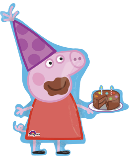 Pipsa Pig Shaped foil ball Main Image
