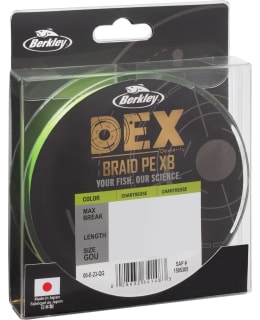 BERKLEY DEX X8 PE .08MM 150M 6.8KG CHAR Main Image