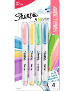 SHARPIE S-NOTE 4KPL MONIKÄYTTÖTUSSI Main Image