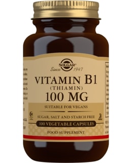 SOLGAR B1-VIT 100MG 100KAPS RAV.LISÄ Main Image