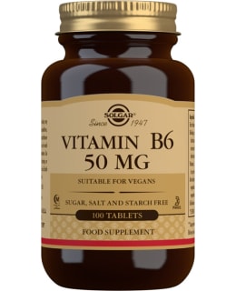SOLGAR B6-VIT 50MG 100TABL RAV.LISÄ Main Image