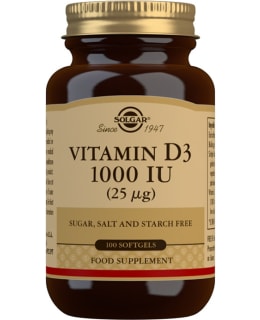 SOLGAR D3-VITAMIIN 25UG 100KAPS RAV.LISÄ Main Image