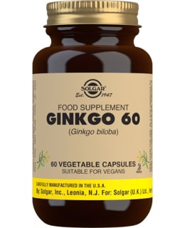 SOLGAR GINKGO BILOBA 60KAPS RAV.LISÄ Main Image