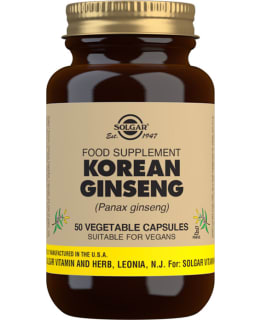 SOLGAR KOREAN GINSENG 50KAPS RAV.LISÄ Main Image