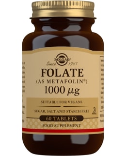 SOLGAR FOLAATTI 1000UG 60TABL RAV.LISÄ Main Image