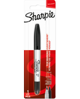 SHARPIE MUSTA 2-PÄINEN PERMANENTTITUSSI Main Image