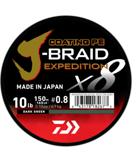 DAIWA J-BRAID EXP 8E 0.28MM-150M DARK GR Main Image