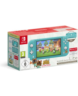 NINTENDO SWITCH LITE TURQ AC + NSO 12M Main Image