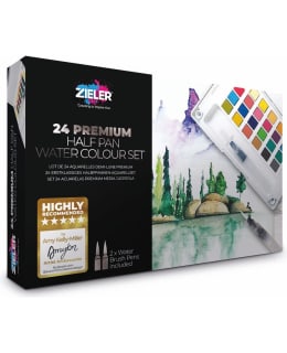 ZIELER STUDIO 24 PCS AKVARELLIVÄRISETTI Main Image