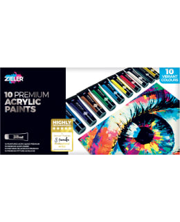 ZIELER PREMIUM 10X38ML AKRYYLIVÄRISETTI Main Image