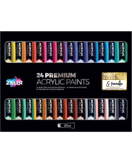 ZIELER PREMIUM 24X22 ML AKRYYLIVÄRISETTI Main Image