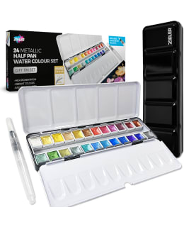 ZIELER METALLIC 24 AKVARELLIVÄRISETTI Main Image