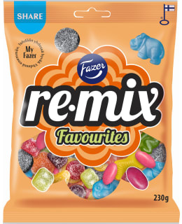 FAZER REMIX FAVOURITES 230 G KARKKIPUSSI Main Image