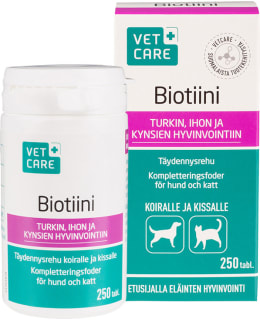 VETCARE 250 KPL BIOTIINI TABLETTI Main Image