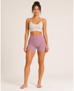 S1 SCRUNCH 06430083150592 PINK L SHORTS Main Image