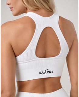 S2 CROP WHT S SPORTS BRA TOP Main Image