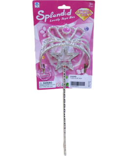 SPLENDID VAALEANPUNAINEN TIARA+VALTIKKA Main Image