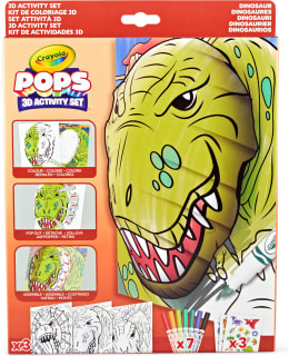 CRAYOLA POPS 3D DINOSAURS VÄRITYSSETTI Main Image