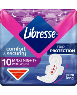 LIBRESSE MAXI GOODNIGHT WING 10 KPL Main Image