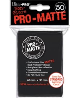 Ultra Pro 66 x 91mm matta musta korttisuoja Main Image