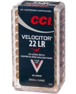 CCI 22LR VELOCITOR 2,6G 50PC PATRUUNA Main Image