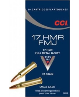 CCI 17HMR 20GR FMJ 724M/S 50KPL PATRUUNA Main Image