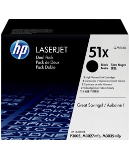 HP Q7551X BLACK 2-PACK LASERKASETTI Main Image