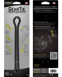 NITE IZE GEAR TIE 18 BLACK NIPUTIN Main Image