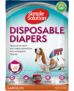 SS DISPOSABLE DIAPERS FEM DOG 12PCS L-XL Main Image