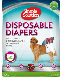 SS DISPOSABLE DIAPERS FEM DOGS 12PCS XXL Main Image