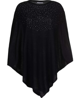 LASESSOR JUOLAS STRASSIPONCHO MUSTA Main Image