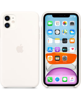APPLE IPHONE 11 SILICONE CASE WHITE Main Image