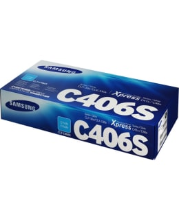 Samsung CLT-C406S cyan toner cartridge Main Image