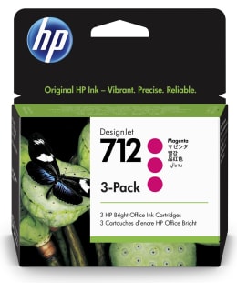 HP 712 3-P 29ML MAGENTA MUSTEPATRUUNA Main Image