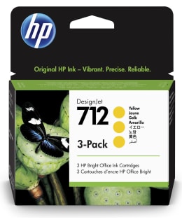 HP 712 3-P 29ML YELLOW MUSTEPATRUUNA Main Image