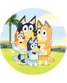 Bluey paper plate 23 cm 8 pcs Main Image
