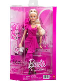 BARBIE DELUXE STYLE PINK & BLACK TIGHTS Main Image