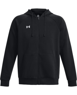 UA RIVAL FLEECE FZ HOODIE 1379767 001 MD Main Image